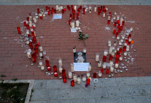 Velas en homenaje al pequeño Julen