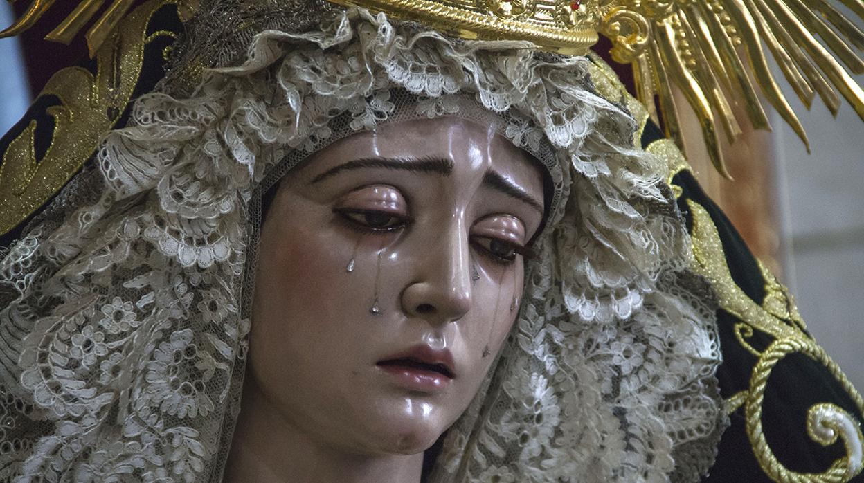 María Santísima de la Esperanza del Valle, titular de la hermandad de la Sagrada Cena de Córdoba