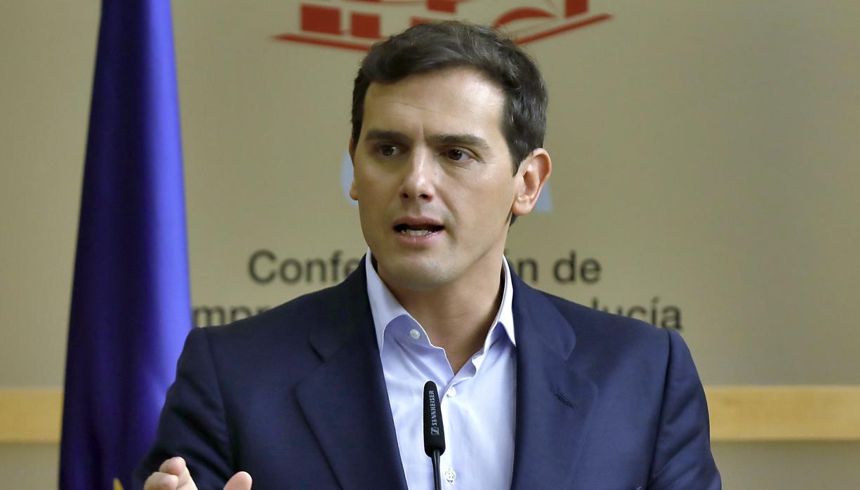 Albert Rivera, este jueves en Sevilla