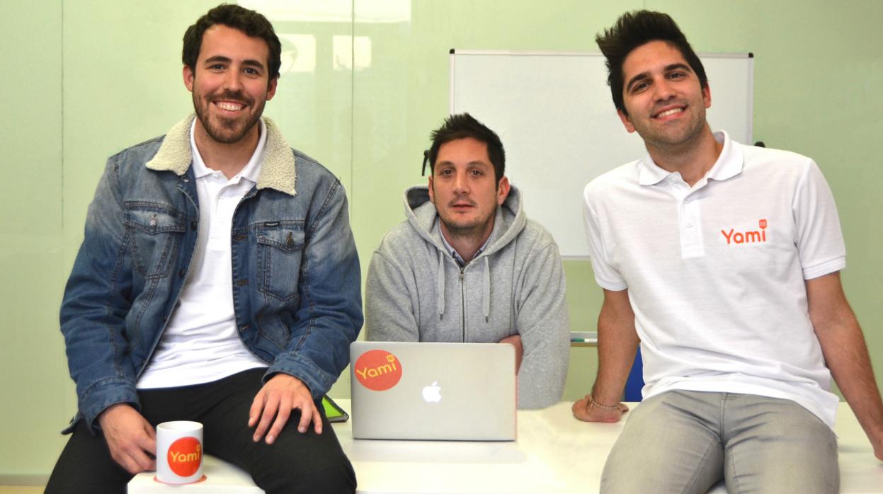 Los tres jóvenes andaluces creadores de Yami