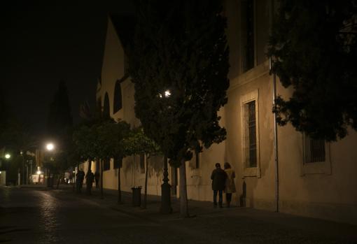 Calle Amador de los Ríos, entre el Alcázar y la Mezquita-Catedral de Córdoba