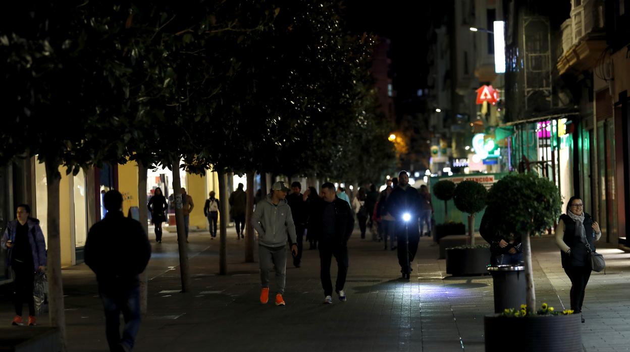 Imagen de la calle Cruz Conde tomada esta semana