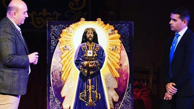 El castreño Juan Francisco Martínez narra la historia del Cristo de Medinaceli de Madrid en su cartel