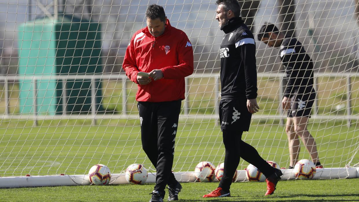 Rafael Navarro durante un entrenamiento