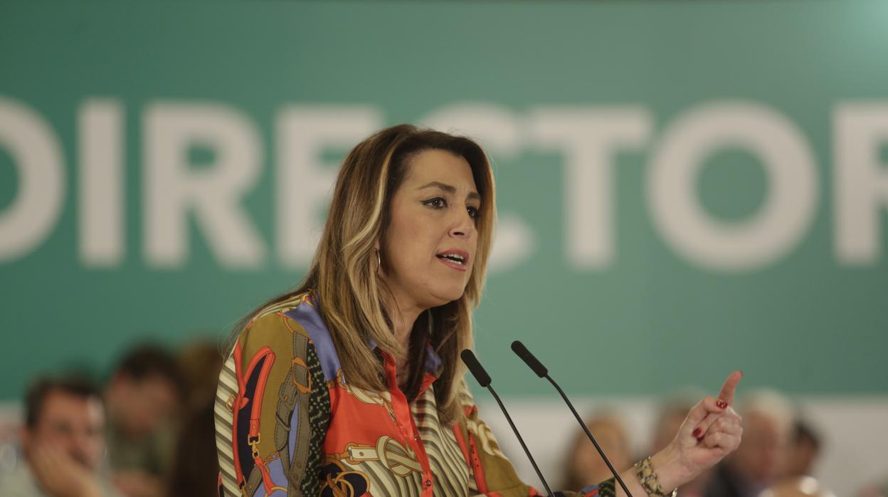 La secretaria general del PSOE andaluz, Susana Díaz