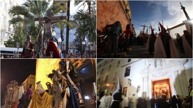 Horarios e itinerarios de la Semana Santa de Cádiz 2019. Viernes Santo