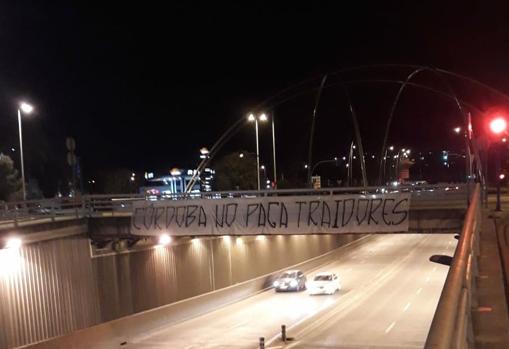 Otra pancarta en la ciudad