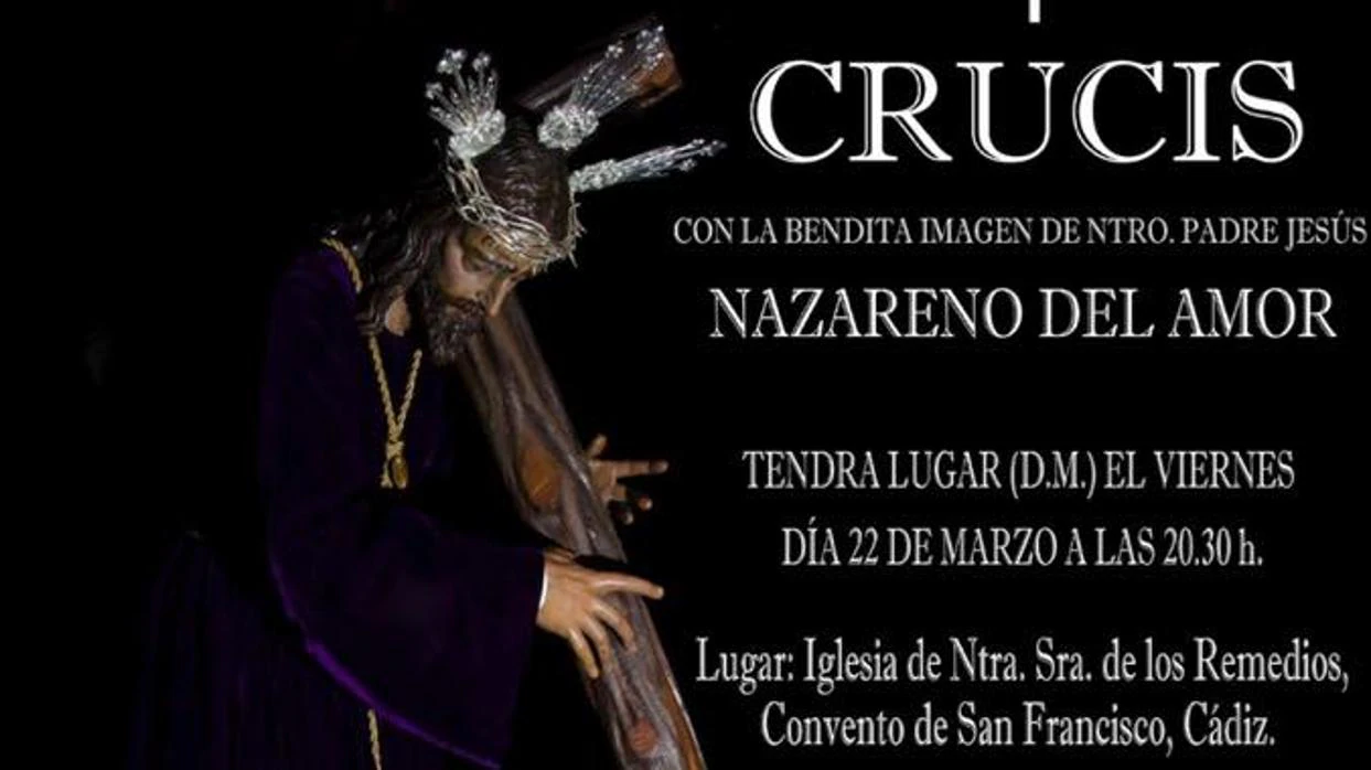 El viernes se celebra el Vía Crucis claustral en San Francisco