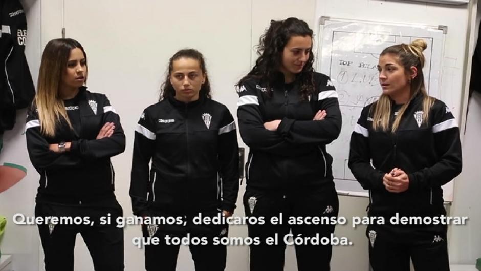 Vídeo: El emotivo mensaje de fuerza de las jugadoras del Córdoba CF Femenino al primer equipo