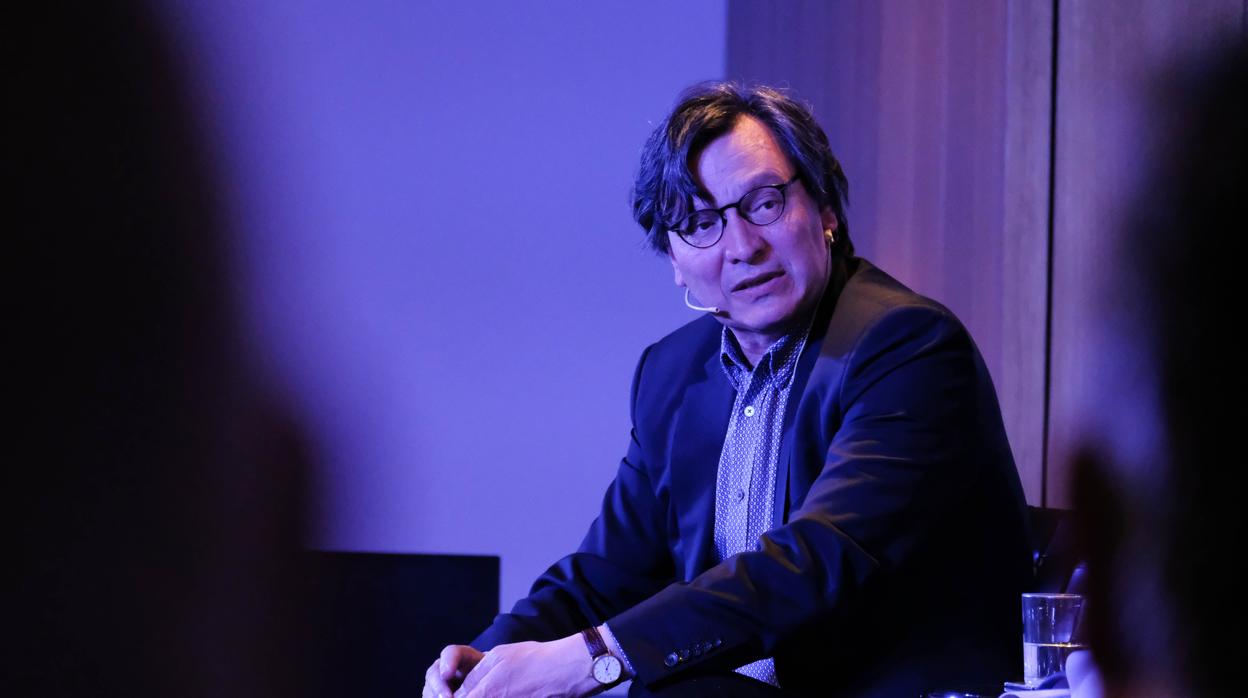 Eduardo Manzano, durante la presentación de su libro en Córdoba