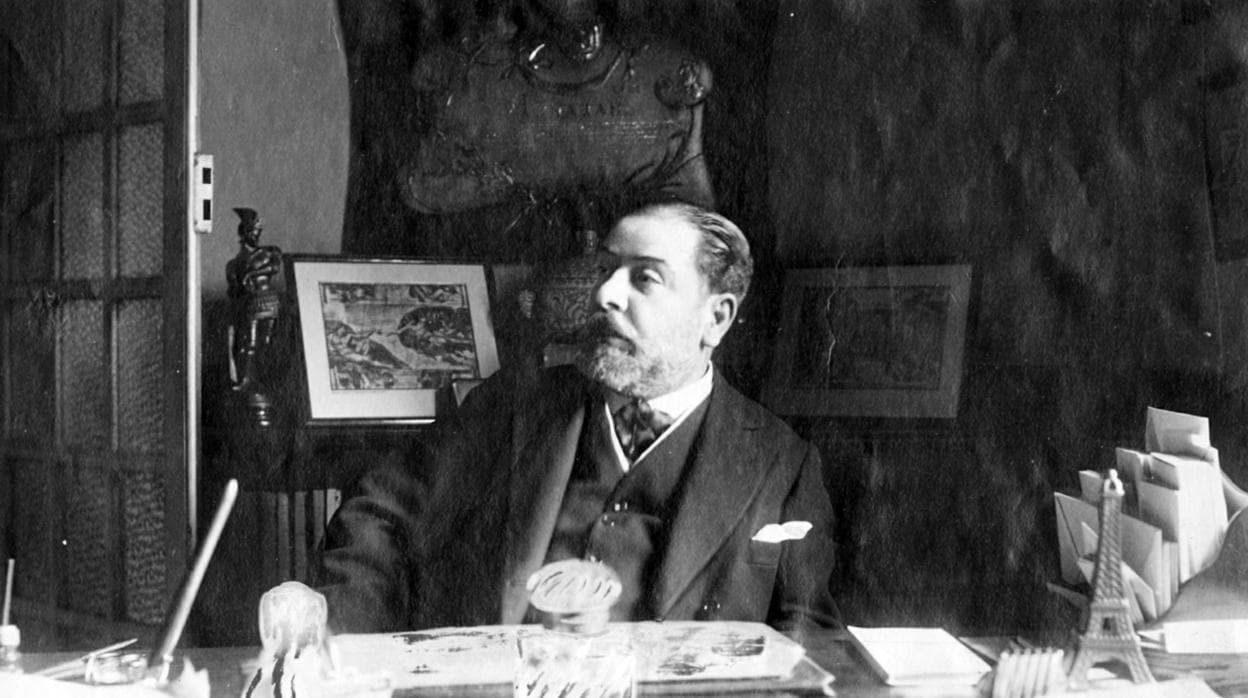 Julio Burell, en una imagen publicada por ABC en 1919, tras su fallecimiento