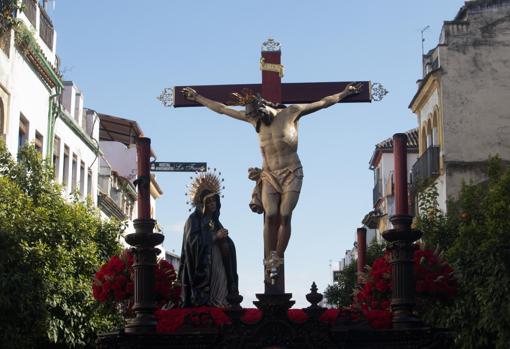 El Señor de la Caridad, en su paso en la Semana Santa de Córdoba 2018