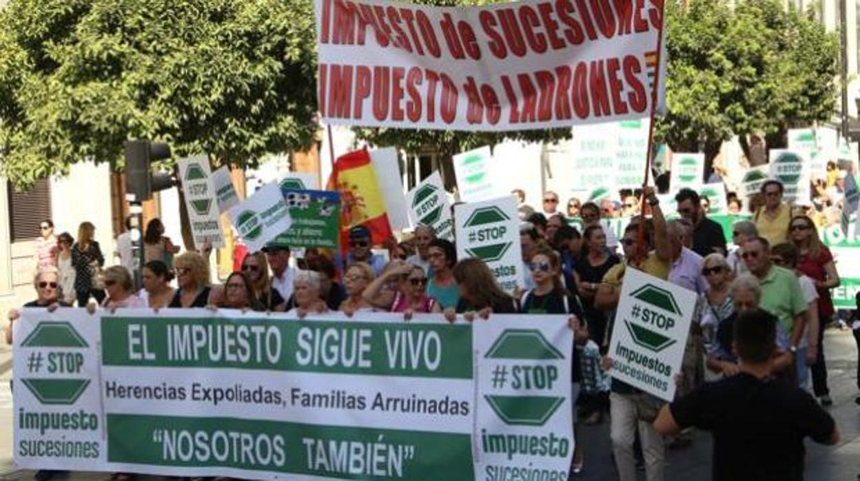 Manifestación en Sevilla