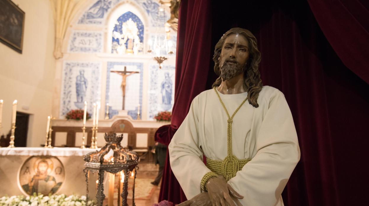 Nuestro Padre Jesús de la Bondad, en el interior del santuario de Nuestra Señora de la Fuensanta de Córdoba