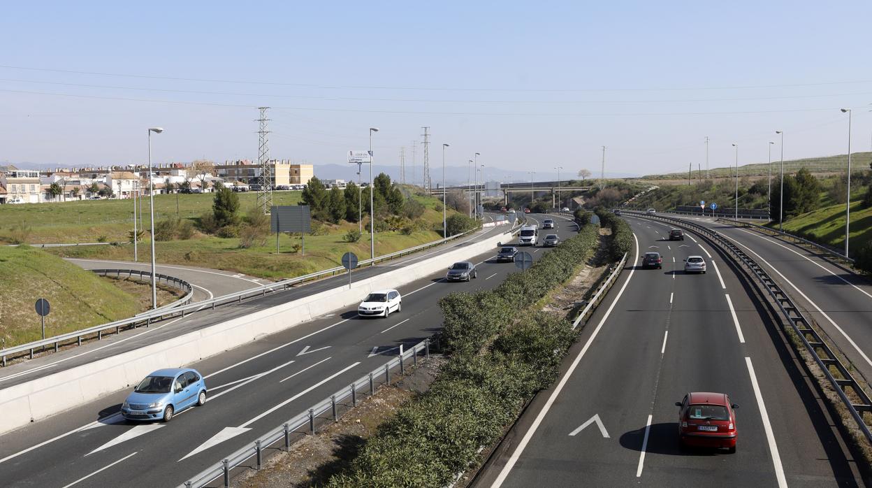 La autovía A4 a su paso por Córdoba