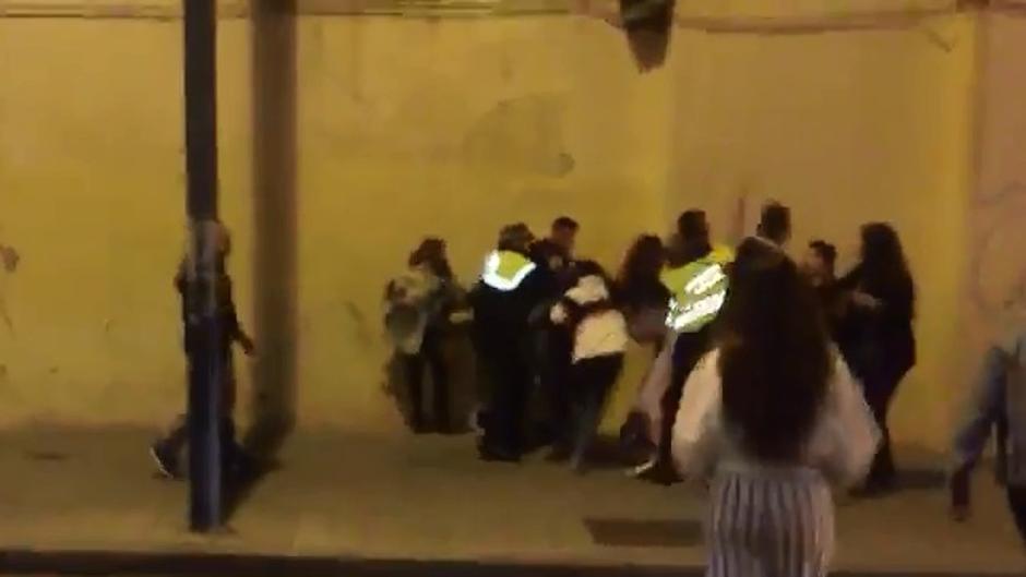 Varias personas se enzarzan en una pelea tras la procesión del Rescatado