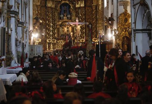 El Señor de la Caridad, hoy en el interior de San Francisco