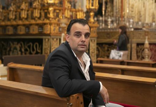 Enrique León Pastor, hermano mayor de la cofradía del Santo Sepulcro de Córdoba