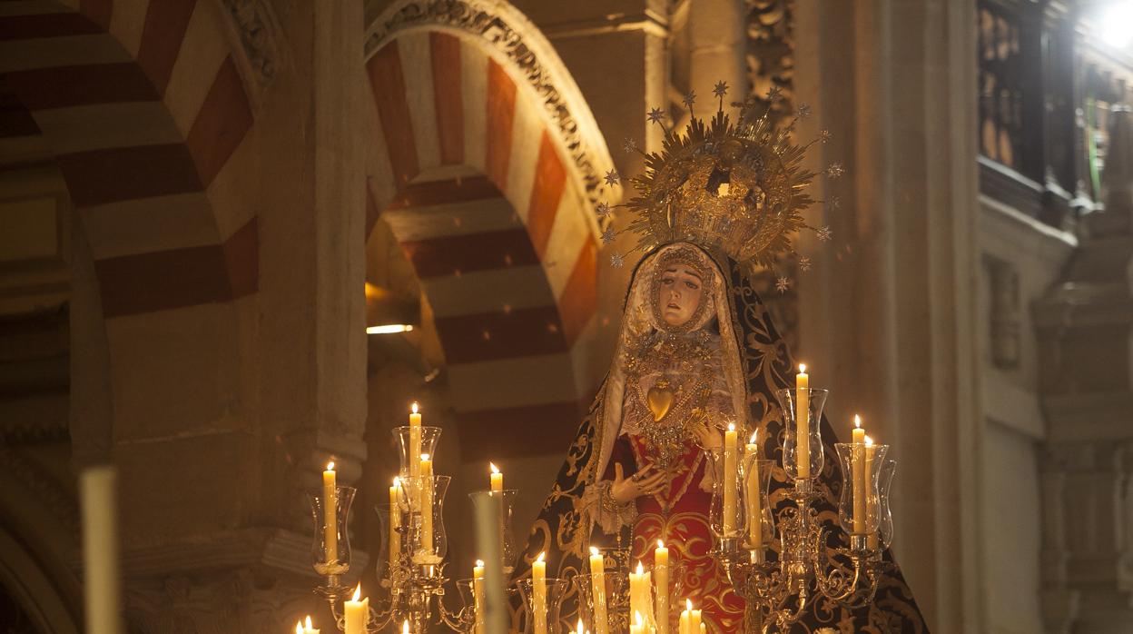 Nuestra Señora de los Dolores, en la Catedral de Córdoba