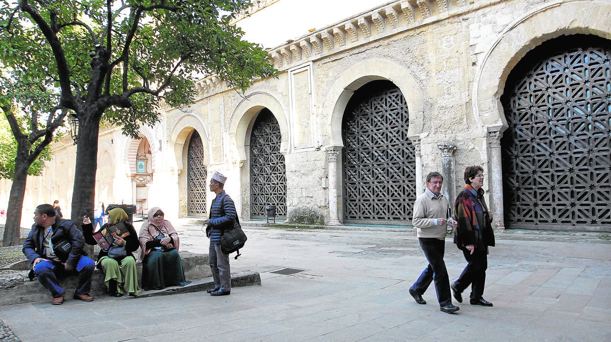 Zona de las celosías antes de su retirada