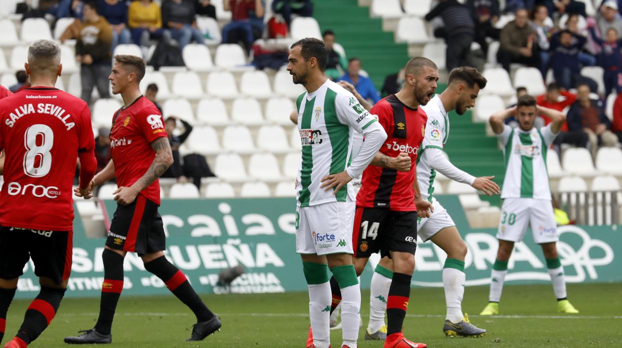 De las Cuevas durante un encuentro ante el Mallorca