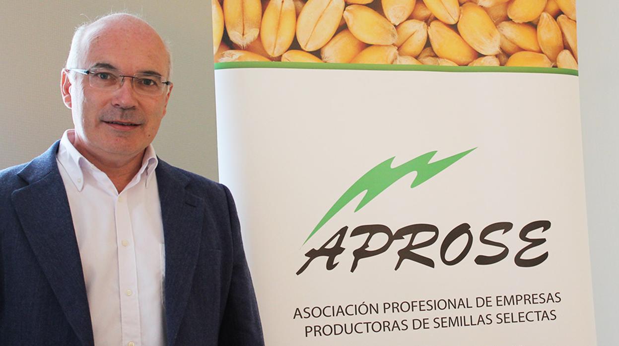 Antonio Jiménez, presidente de la Asociación Profesional de Empresas Productoras de Semillas Selectas (Aprose)