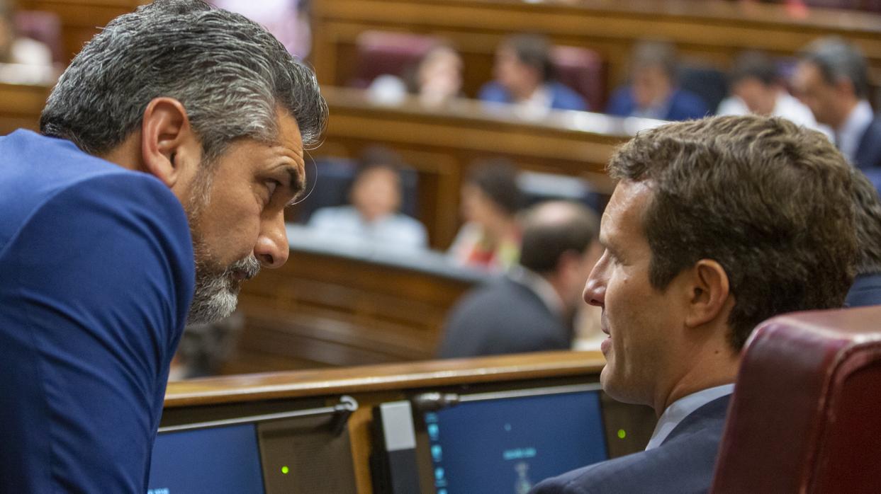 El parlamentario por Huelva, Juan José Cortés, en el Congreso de los Diputados