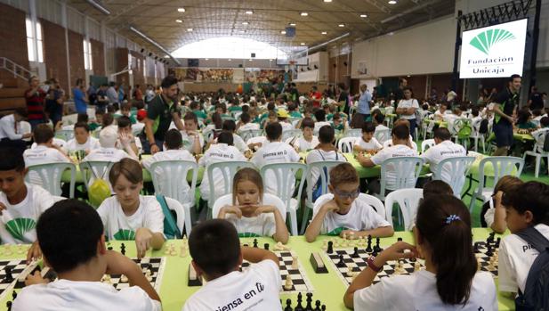 El colegio Los Olivos, ganador de la II Liga Escolar Fundación Unicaja de Málaga