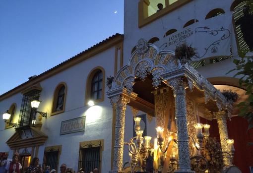 Llegada de la hermandad del Rocío de Córdoba a la aldea del Rocío