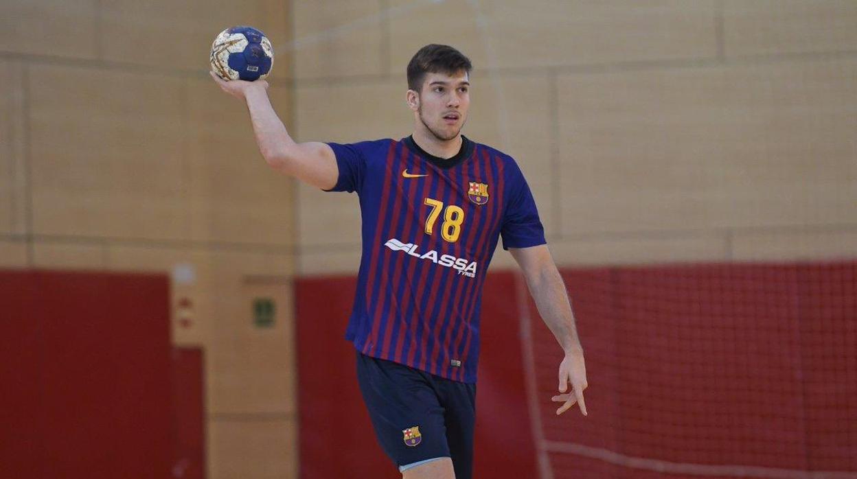 El cordobés David Estepa, con la camiseta del FC Barcelona