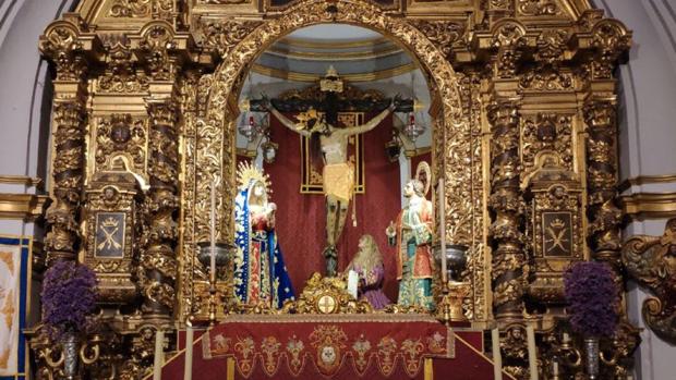 El Cristo de Gracia de Córdoba vuelve al culto tras el robo y los ataques vandálicos en su camarín