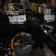 Barcos incautados en la última operación contra este tipo de tráfico ilícito