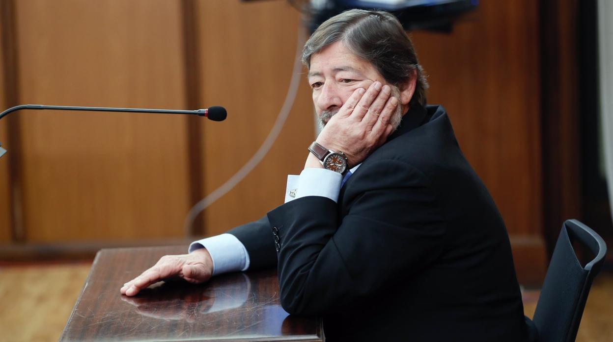 El exdirector de Trabajo Javier Guerrero, en el juicio del caso ERE en febrero de 2018