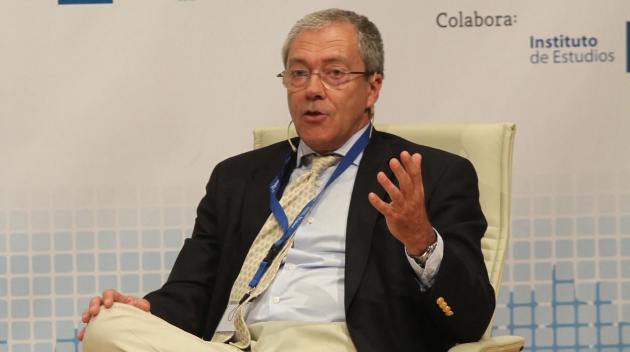 El Consejero de Economía, Rogelio Velasco