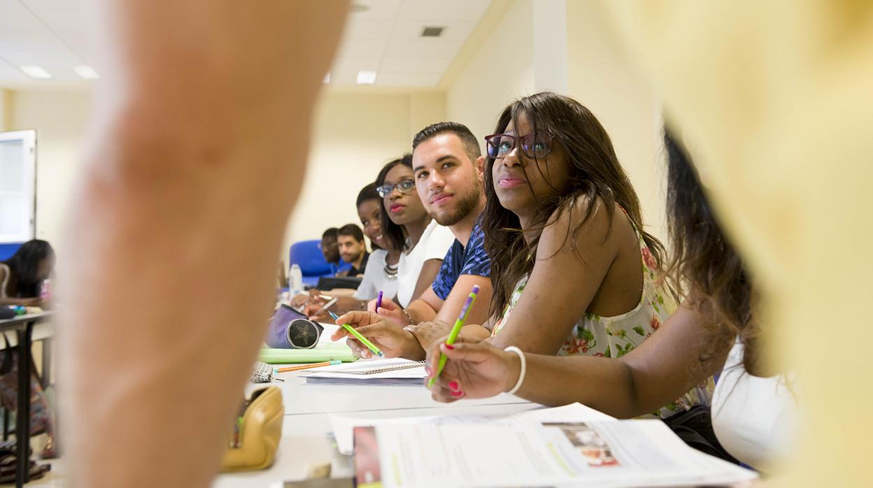 Alumnos extranjeros que cursan estudios en la Universidad de Jaén