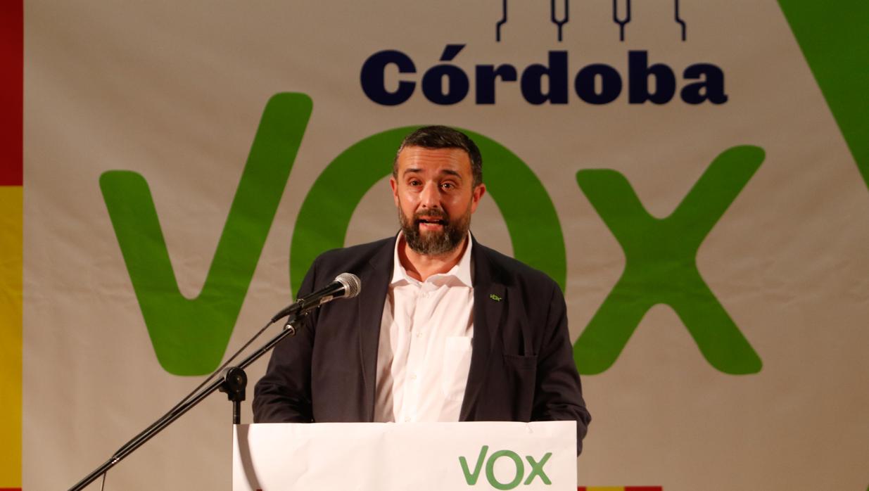 Portavoz del grupo Vox, Rafael Saco