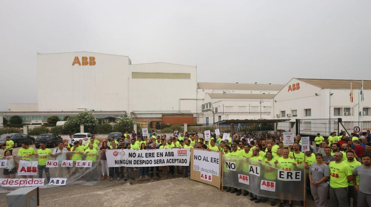 Concentración de ABB de esta mañana en Córdoba