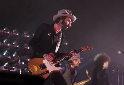 El cantante Leiva, durante un concierto