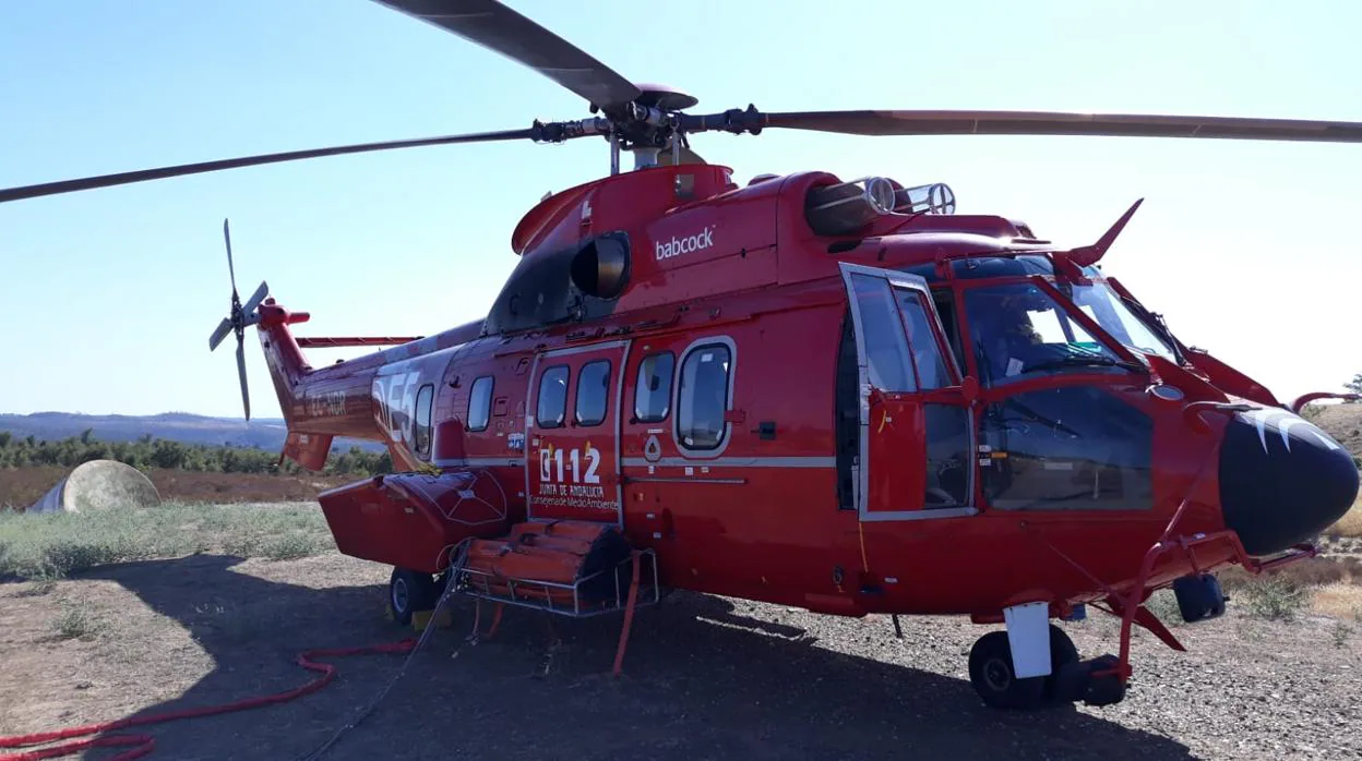 El nuevo helicóptero triplica la capacidad de descarga del anterior