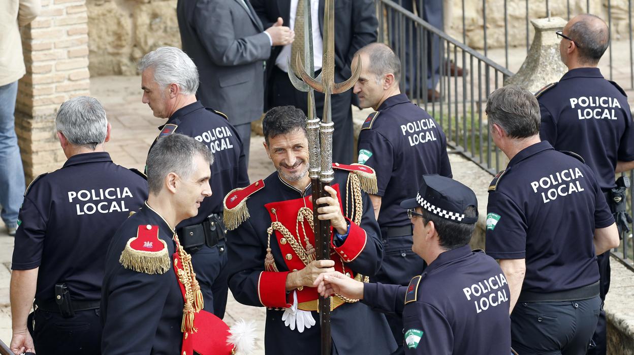 Acto de la Policía Local en el Alcázar de los Reyes