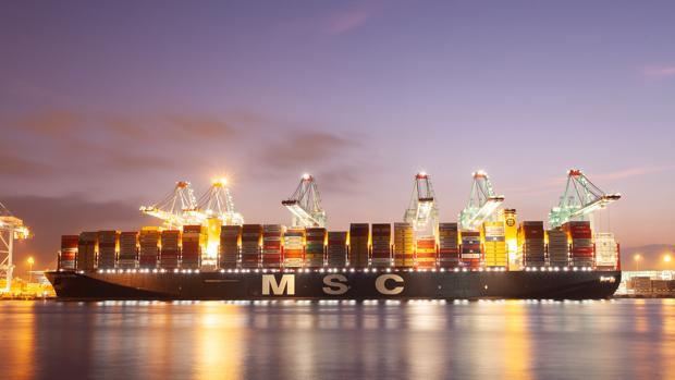 «MSC Gülsün», un gigante en el puerto de Algeciras