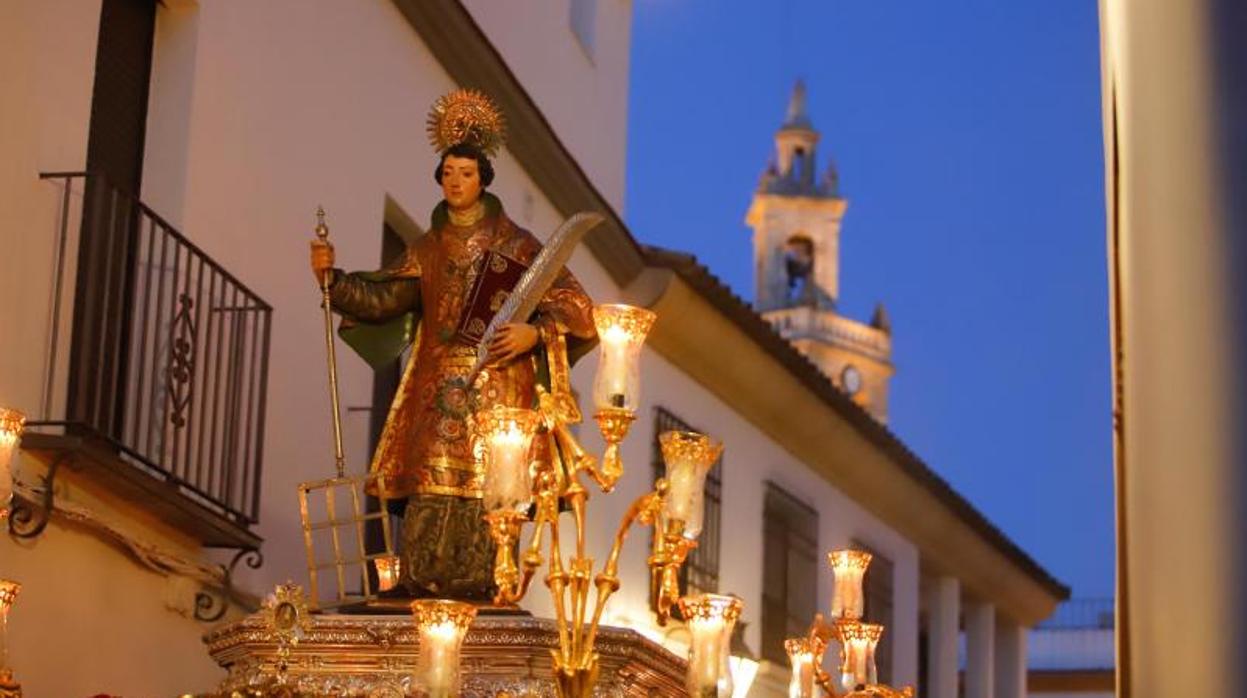 San Lorenzo por las calles de Córdoba el pasado 10 de agosto