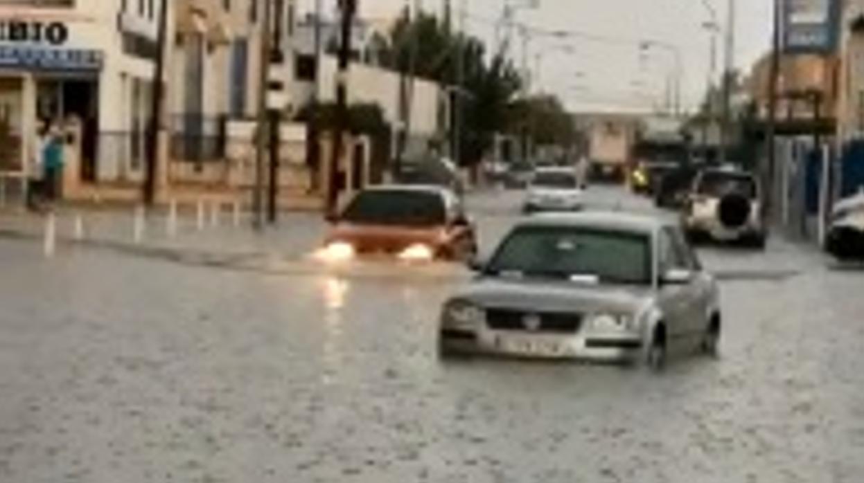 Granizo en La Carlota