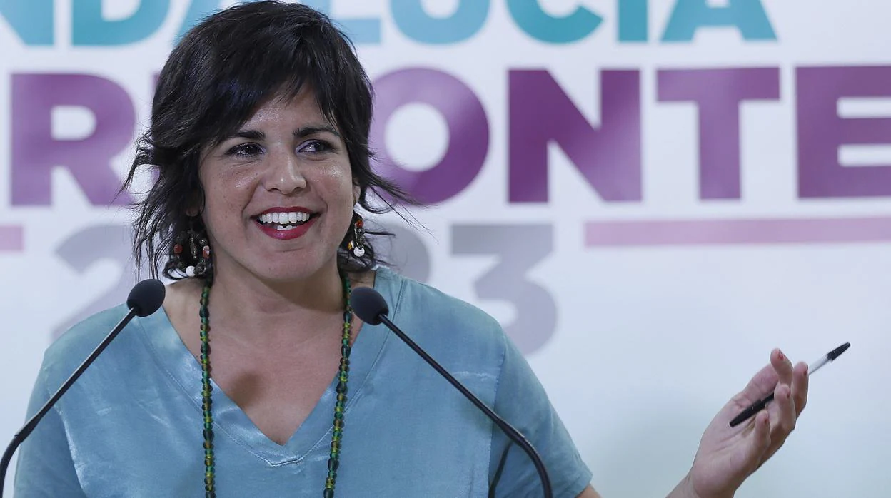 La líder de Podemos, Teresa Rodríguez