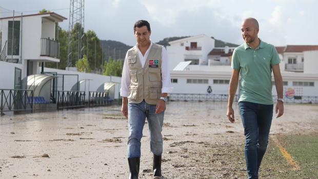 Moreno anuncia ayudas de la Junta para los afectados por el temporal