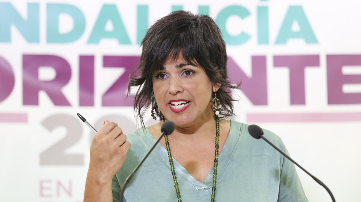 La lideresa de Adelante Andalucía, Teresa Rodríguez, persigue tener grupo propio en Madrid