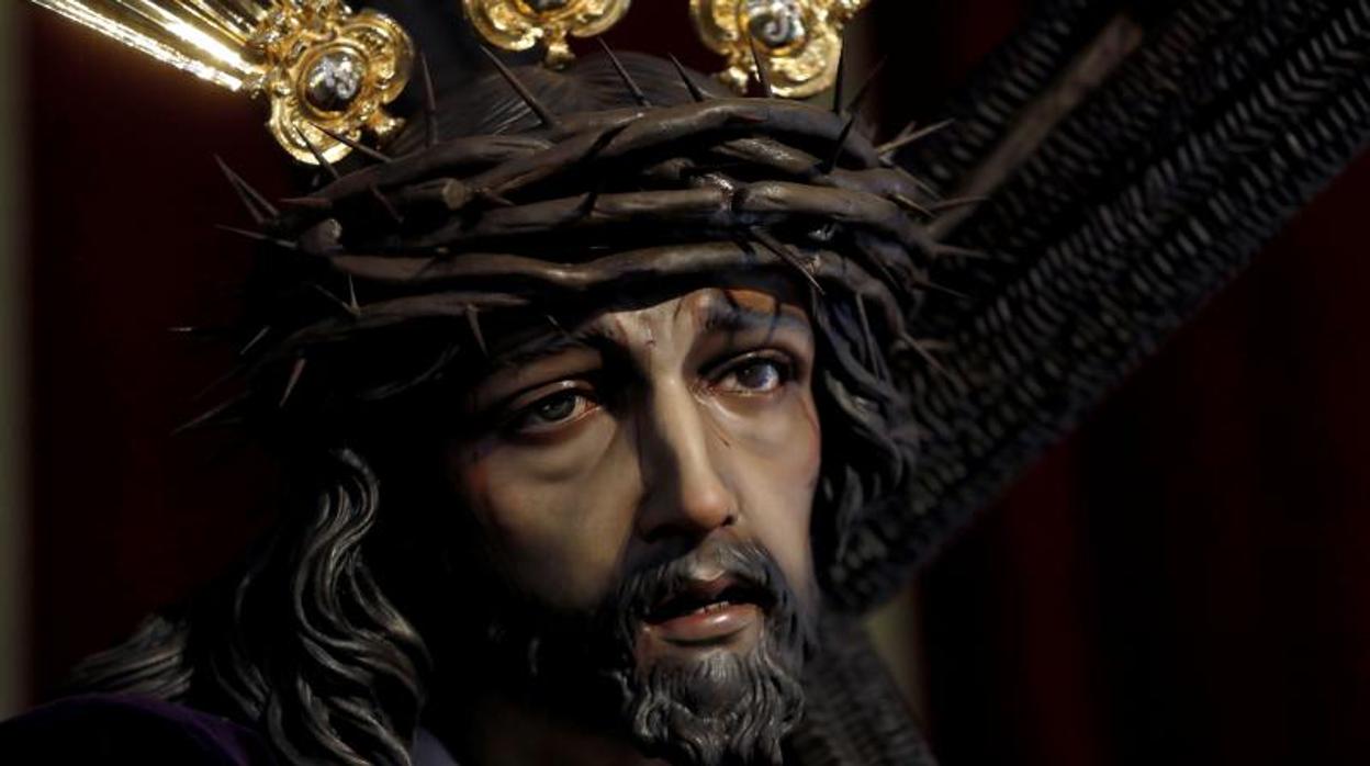 Jesús de La Victoria en sus tres caídas el día de su bendición