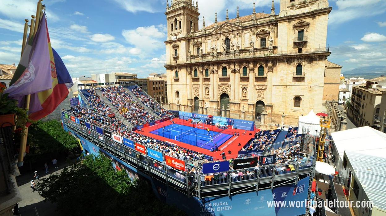 Partido de pádel celebrado en la pasada edición