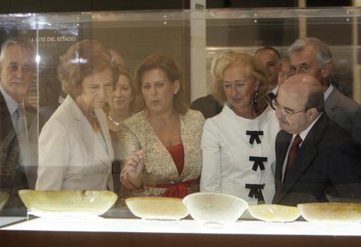 La Reina Doña Sofía, en la inauguración del Centro de Visitantes