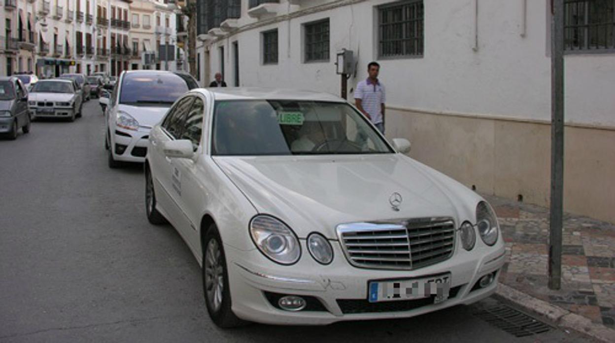 Parada de taxis en Priego de Córdoba